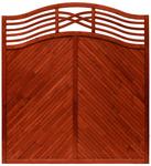 Boazeryjny płot drewniany Malaga Teak ANDREWEX